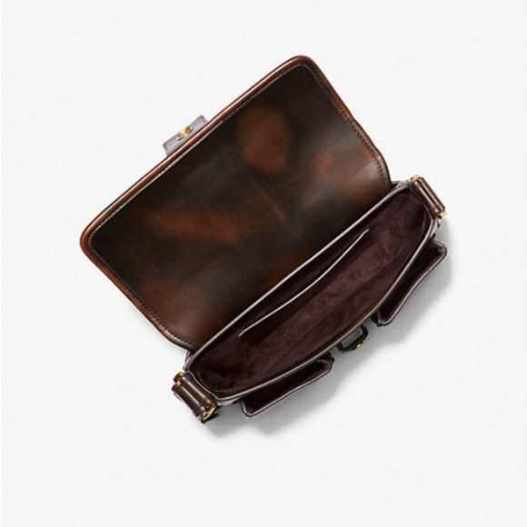 Michael Kors Burnished Leather Medium Colby Bag - Picture 2 of 3